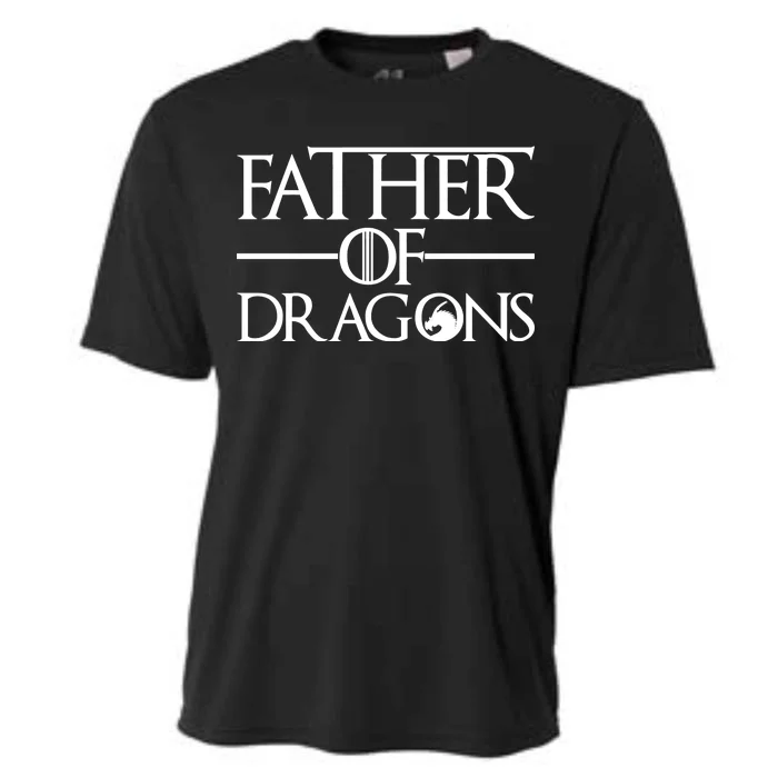 Father Of Dragons Funny Fathers Day Cooling Performance Crew T-Shirt