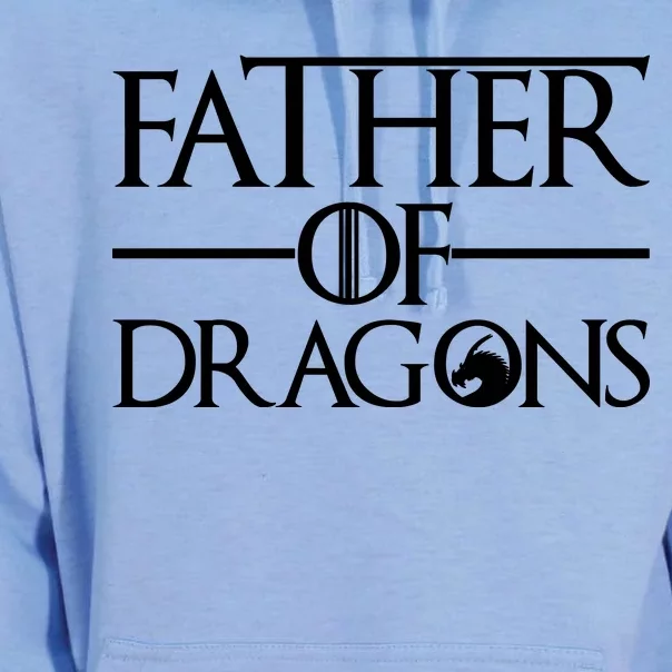 Father Of Dragons Funny Fathers Day Unisex Surf Hoodie