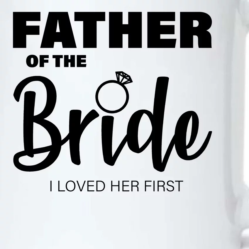 Father Of The Bride I Loved Her First Black Color Changing Mug