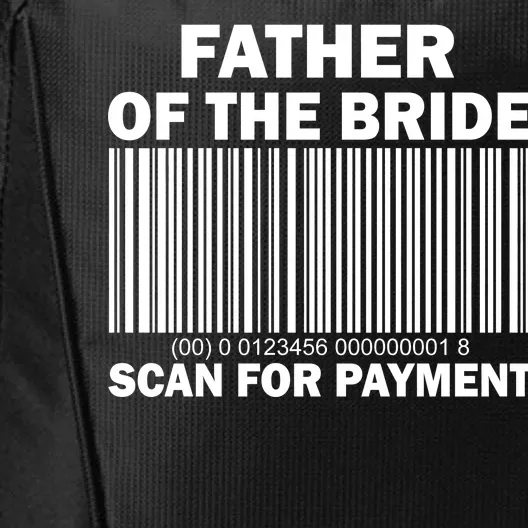 Father Of The Bride Scan For Payment City Backpack