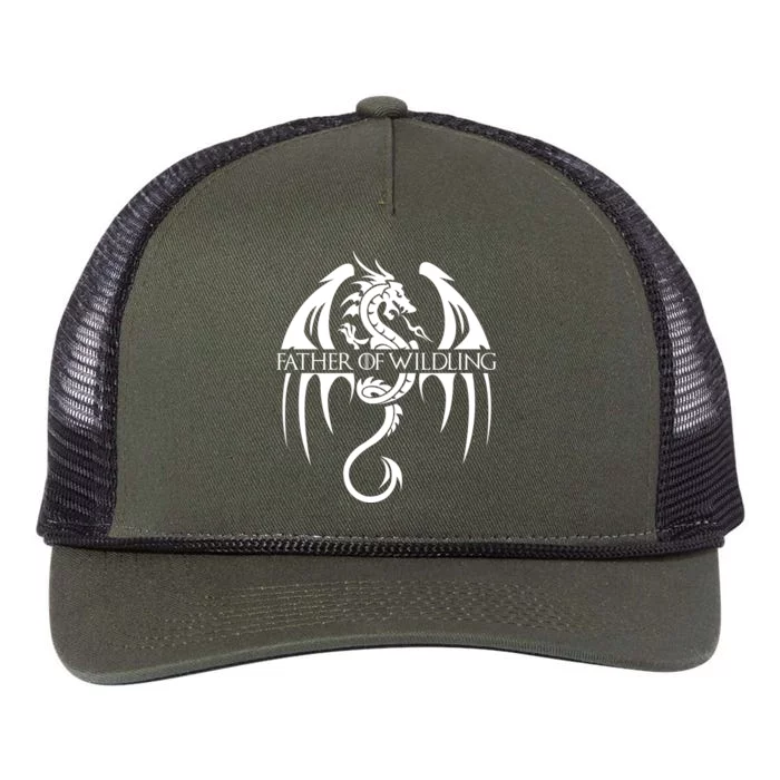 Father Of Wildling Retro Rope Trucker Hat Cap