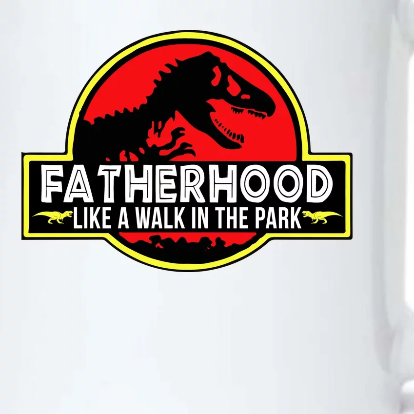 Fatherhood Like A Walk In The Park Black Color Changing Mug