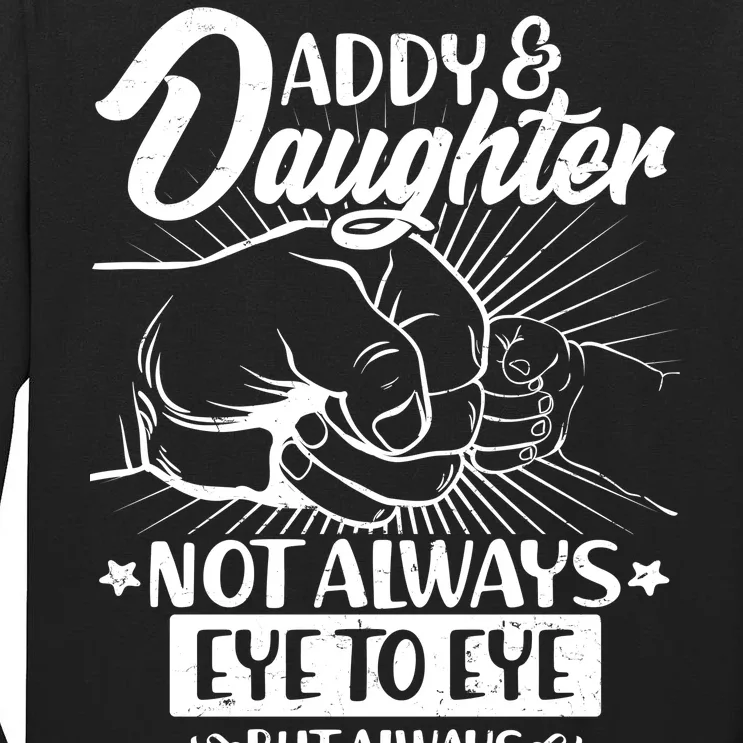 Father's Day Daddy & Daughter Fist Bump Tall Long Sleeve T-Shirt