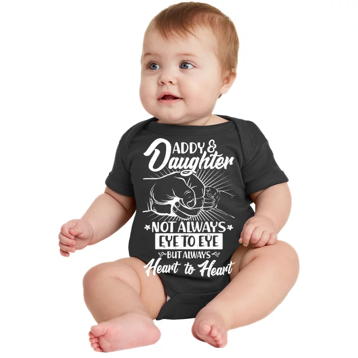 Father's Day Daddy & Daughter Fist Bump Baby Bodysuit