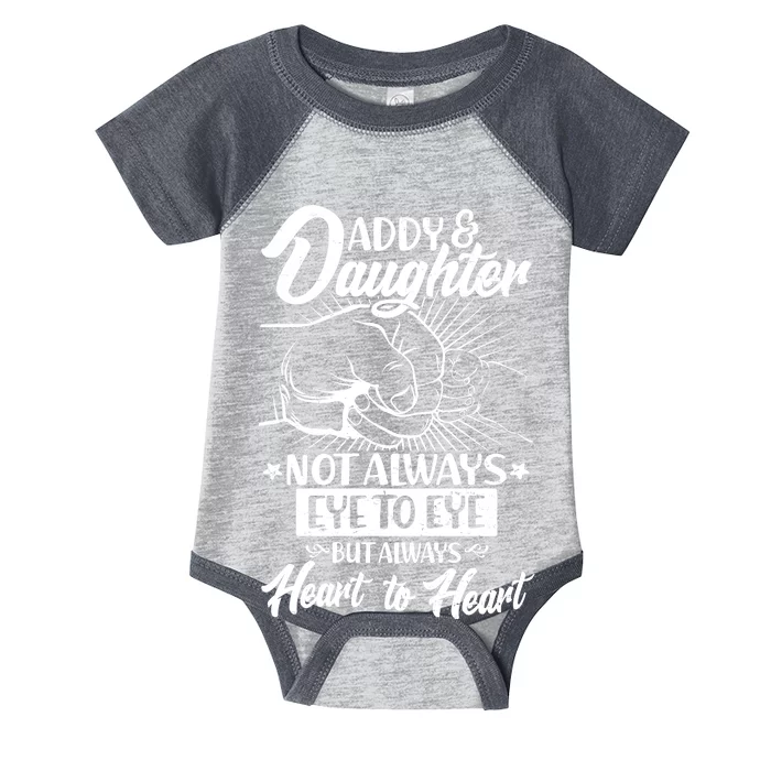 Father's Day Daddy & Daughter Fist Bump Infant Baby Jersey Bodysuit