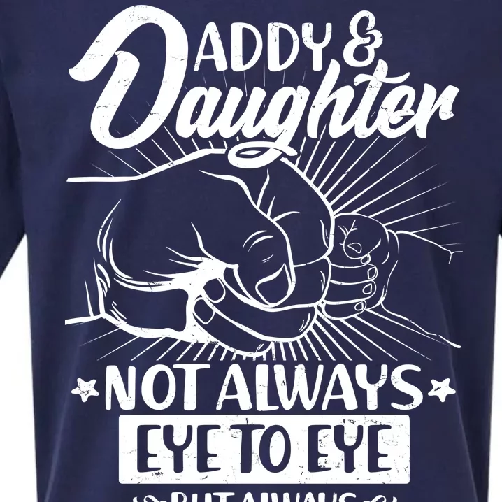 Father's Day Daddy & Daughter Fist Bump Sueded Cloud Jersey T-Shirt