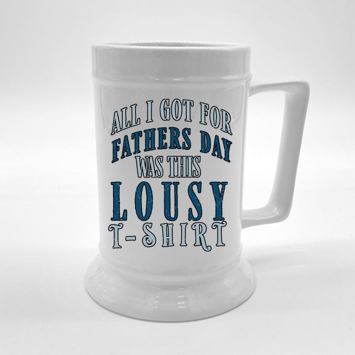 Fathers Day Lousy Front & Back Beer Stein