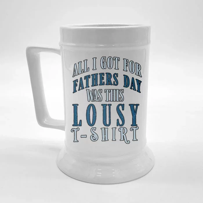 Fathers Day Lousy Front & Back Beer Stein