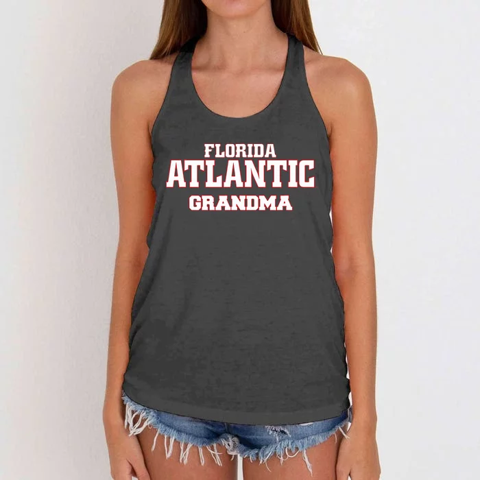 Florida Atlantic University FAU Owls Grandma Women's Knotted Racerback Tank