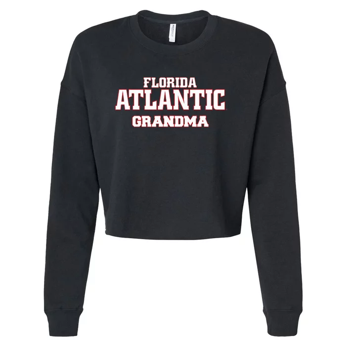 Florida Atlantic University FAU Owls Grandma Cropped Pullover Crew