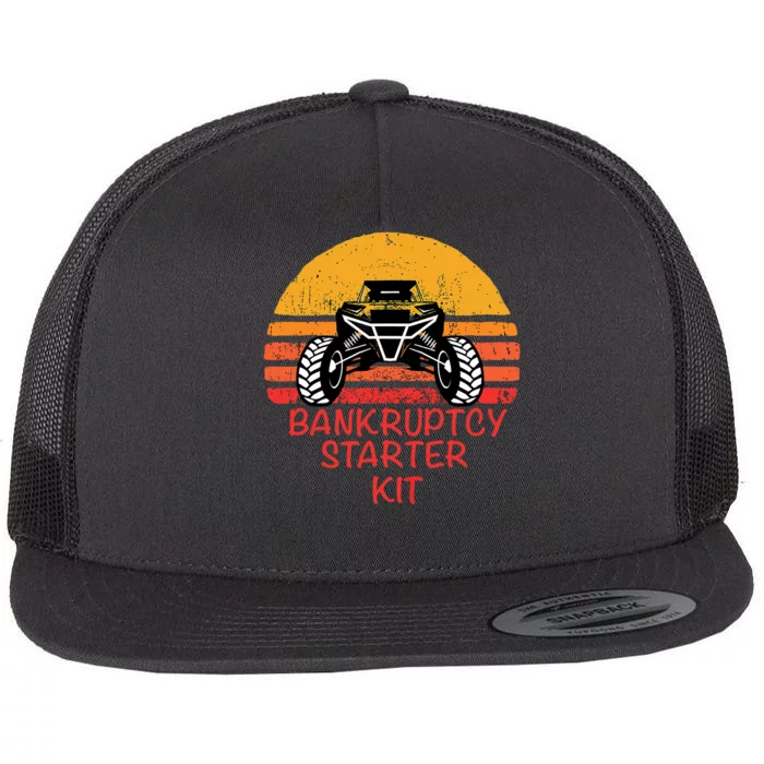 Funny ATV UTV OffRoading Racing Lover Racer Flat Bill Trucker Hat