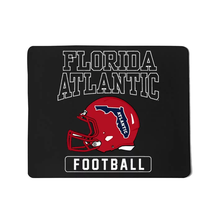 Florida Atlantic University Fau Owls Football Helmet Mousepad