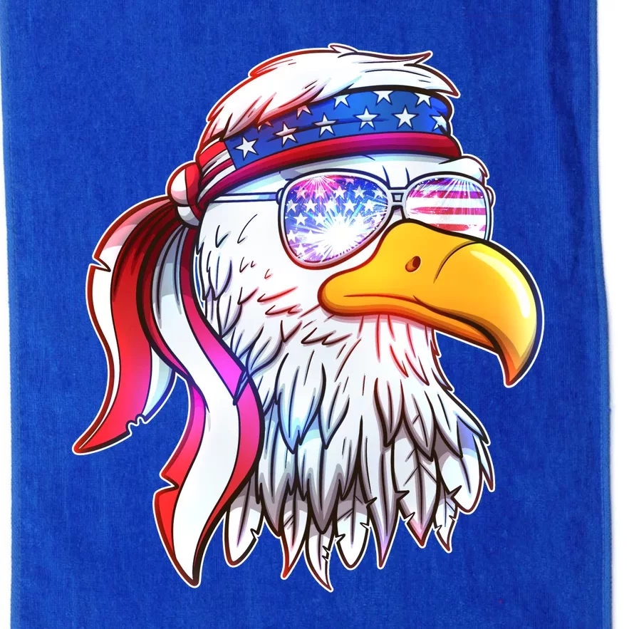 Funny American USA Flag Bandana Eagle Platinum Collection Golf Towel