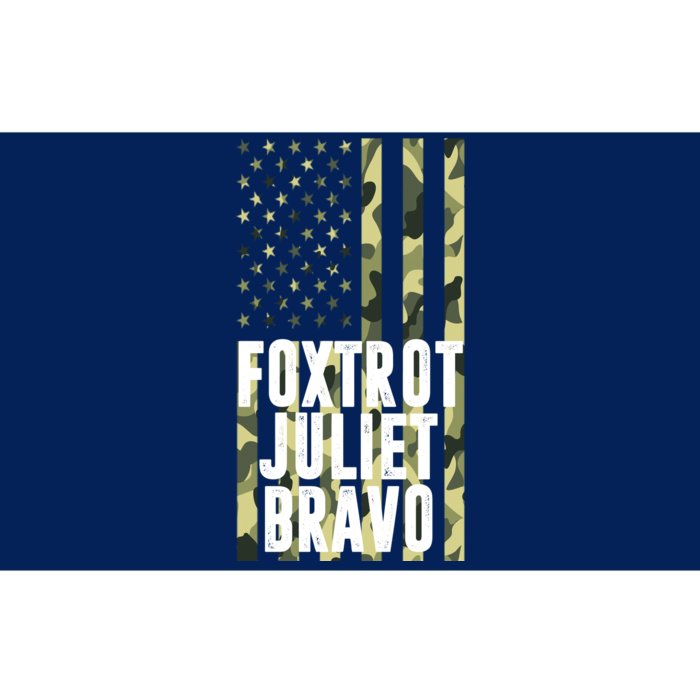 FJB Army Usa Flag Foxtrot Juliet Bravo Bumper Sticker