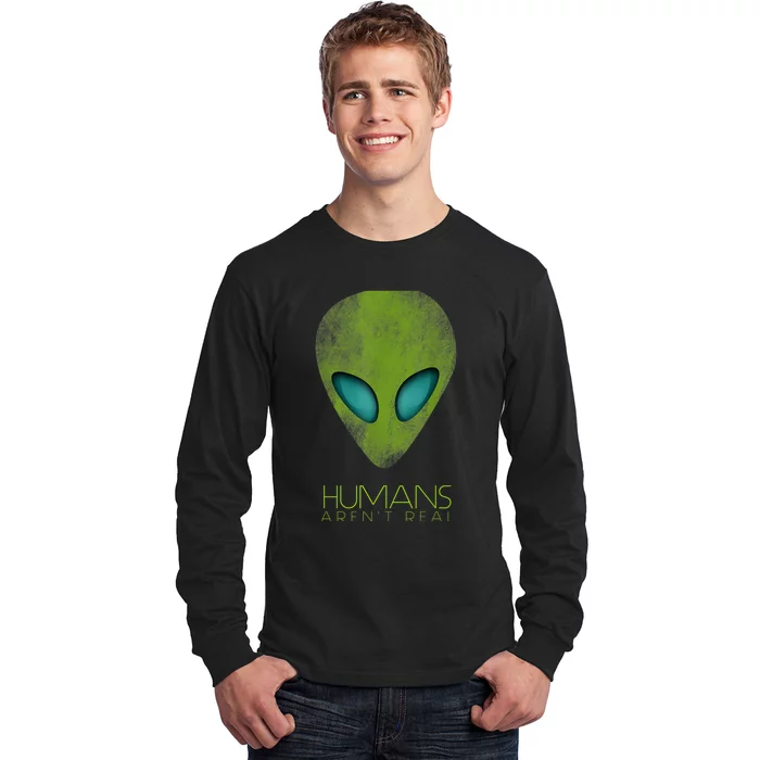 Funny Aliens UFO Long Sleeve Shirt