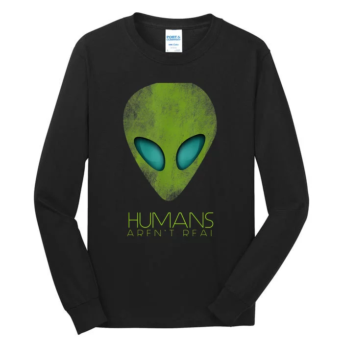 Funny Aliens UFO Tall Long Sleeve T-Shirt