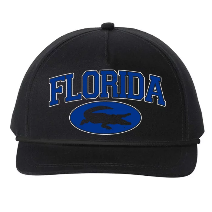 Florida Alligators University Team Logo Snapback Five-Panel Rope Hat