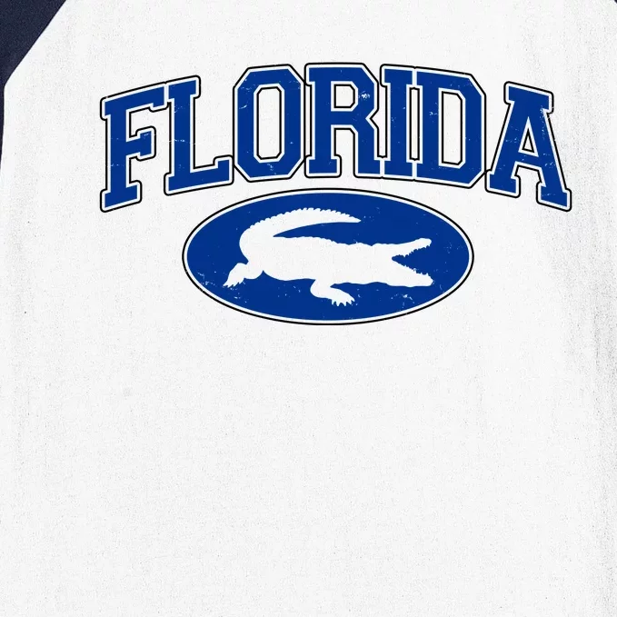 Florida Alligators University Team Logo Baseball Sleeve Shirt