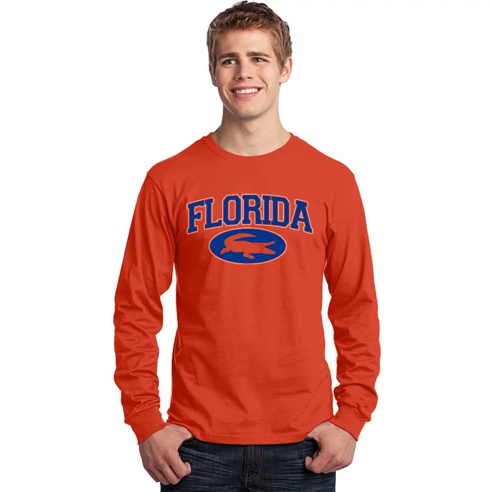 Florida Alligators University Team Logo Long Sleeve Shirt