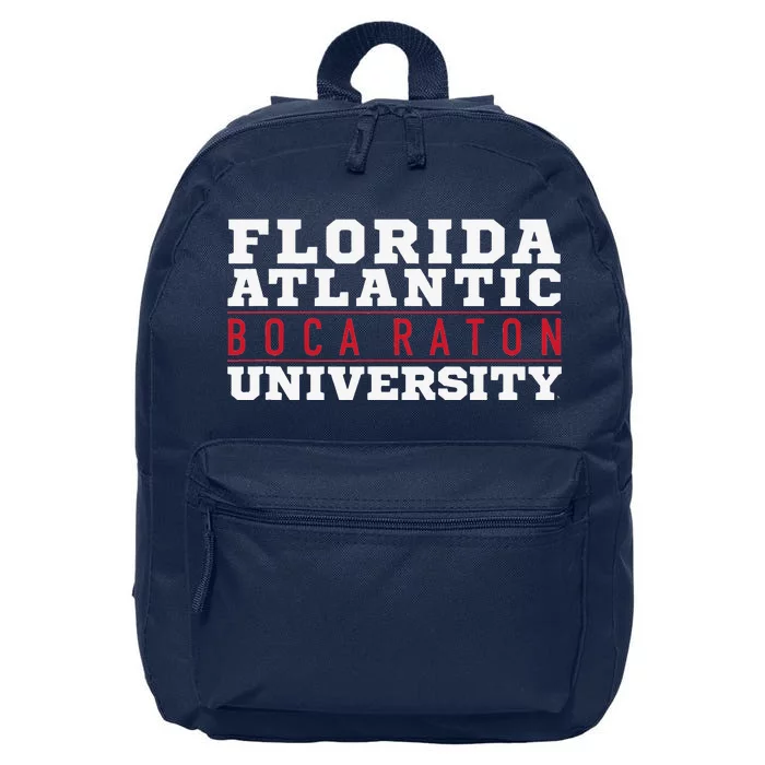 Florida Atlantic University FAU Owls Between The Lines 16 in Basic Backpack