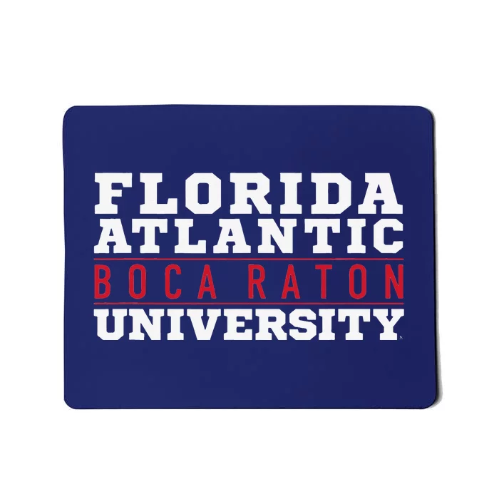 Florida Atlantic University FAU Owls Between The Lines Mousepad