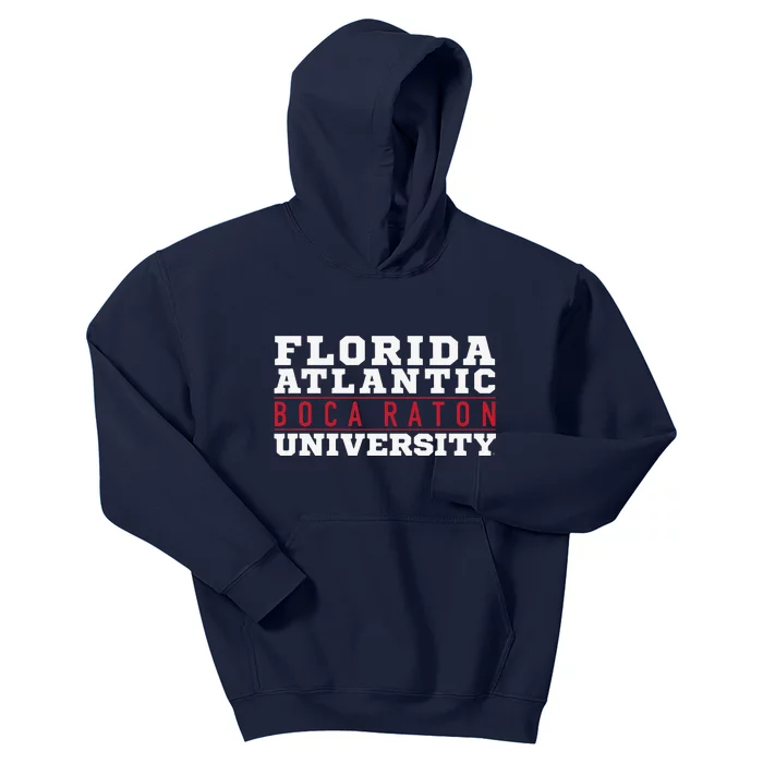 Florida Atlantic University FAU Owls Between The Lines Kids Hoodie