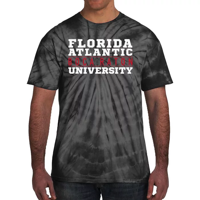 Florida Atlantic University Fau Owls Between The Lines Tie-Dye T-Shirt