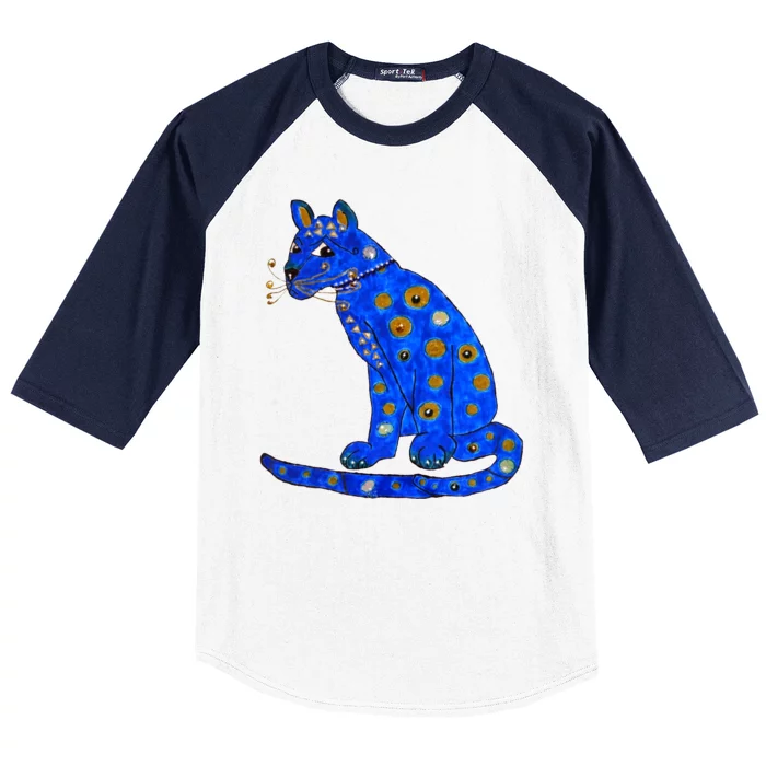 Funny ABBA Ugly Blue Cat Baseball Sleeve Shirt