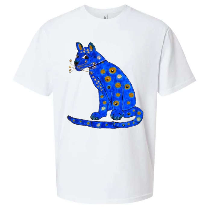 Funny ABBA Ugly Blue Cat Sueded Cloud Jersey T-Shirt