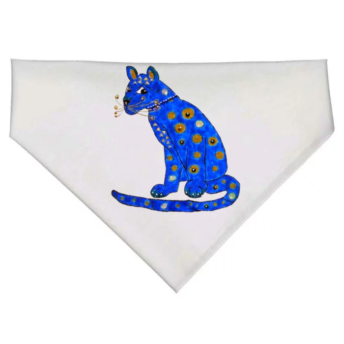 Funny ABBA Ugly Blue Cat USA-Made Doggie Bandana