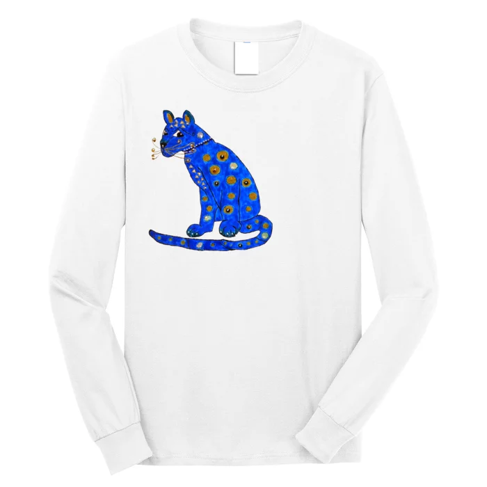 Funny ABBA Ugly Blue Cat Long Sleeve Shirt