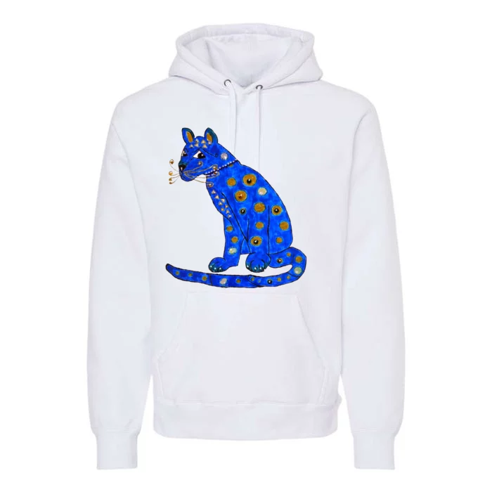 Funny ABBA Ugly Blue Cat Premium Hoodie