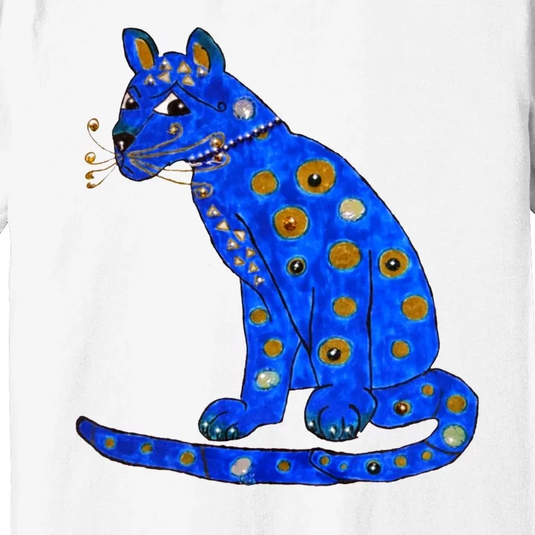 Funny ABBA Ugly Blue Cat Premium T-Shirt