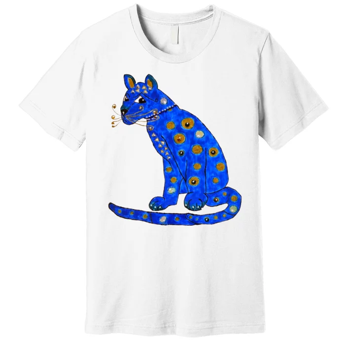 Funny ABBA Ugly Blue Cat Premium T-Shirt