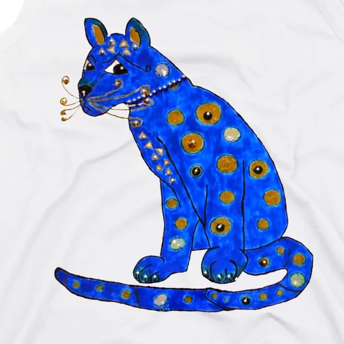 Funny ABBA Ugly Blue Cat Tank Top