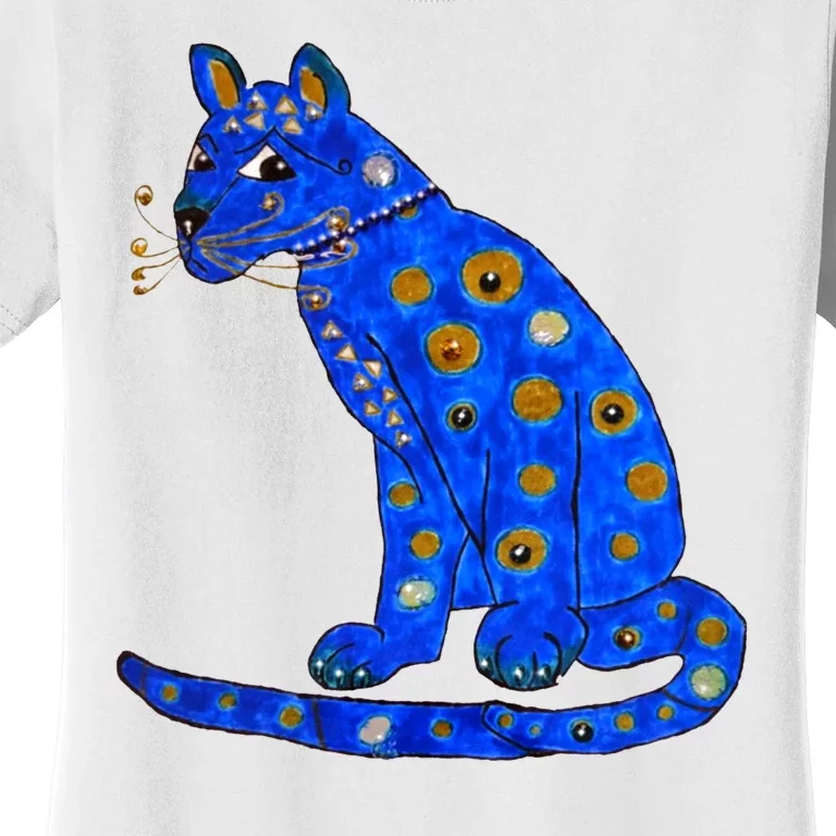 Funny ABBA Ugly Blue Cat Women's T-Shirt