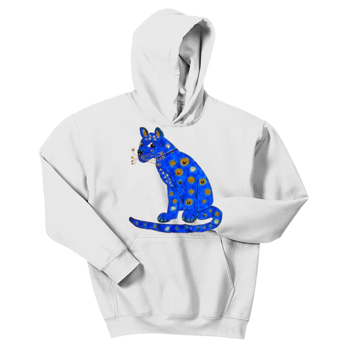 Funny ABBA Ugly Blue Cat Kids Hoodie