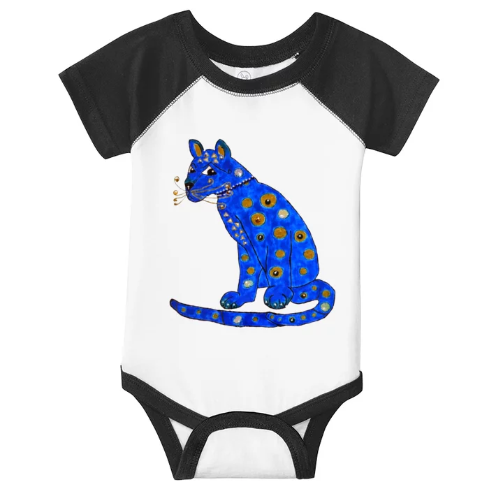 Funny ABBA Ugly Blue Cat Infant Baby Jersey Bodysuit