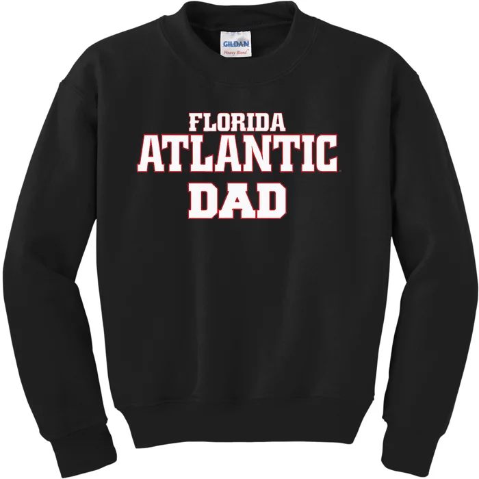 Florida Atlantic University FAU Owls Dad Kids Sweatshirt