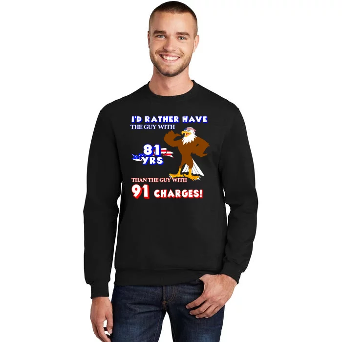 Funny American Usa Political Election 2024 Pro Joe Biden Tall Sweatshirt