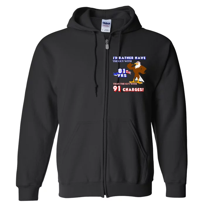 Funny American Usa Political Election 2024 Pro Joe Biden Full Zip Hoodie