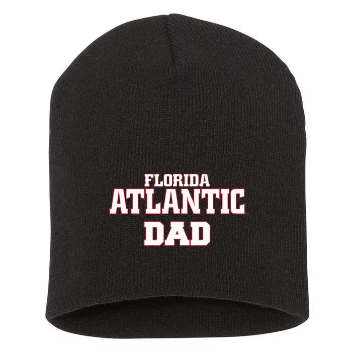 Florida Atlantic University FAU Owls Dad Short Acrylic Beanie