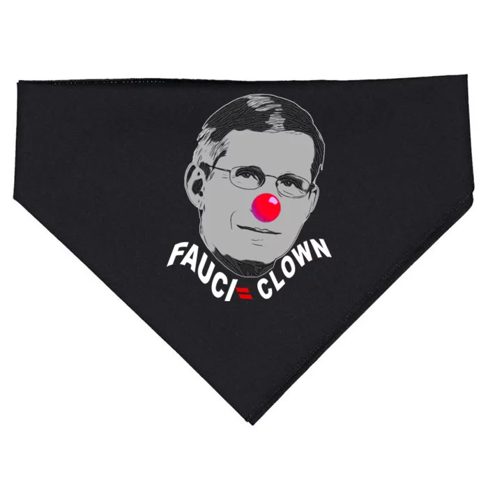 Fauci The Clown USA-Made Doggie Bandana