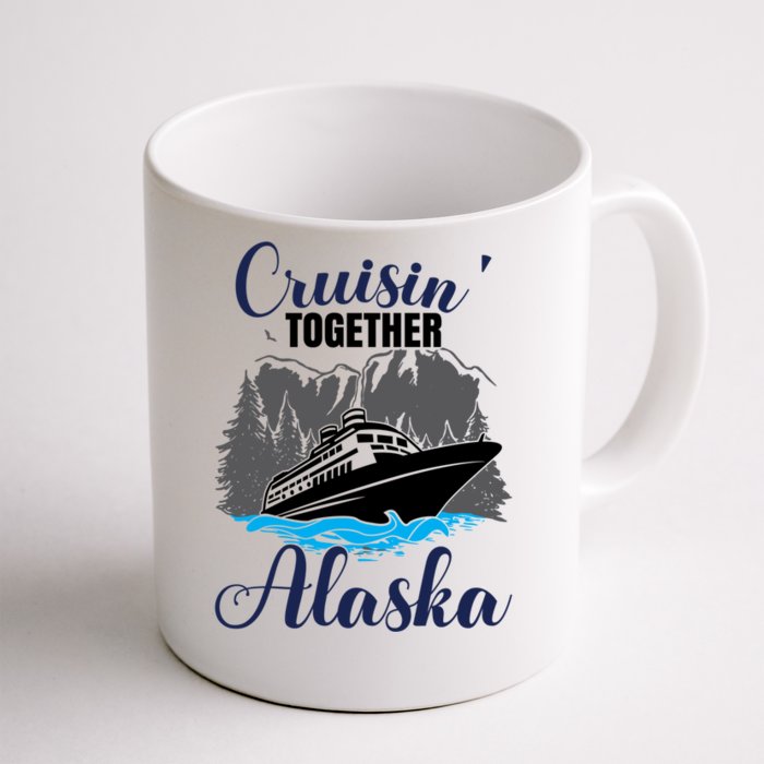 Funny Alaska Vacation Wildlife Cruisin' Together Alaska Gift Front & Back Coffee Mug