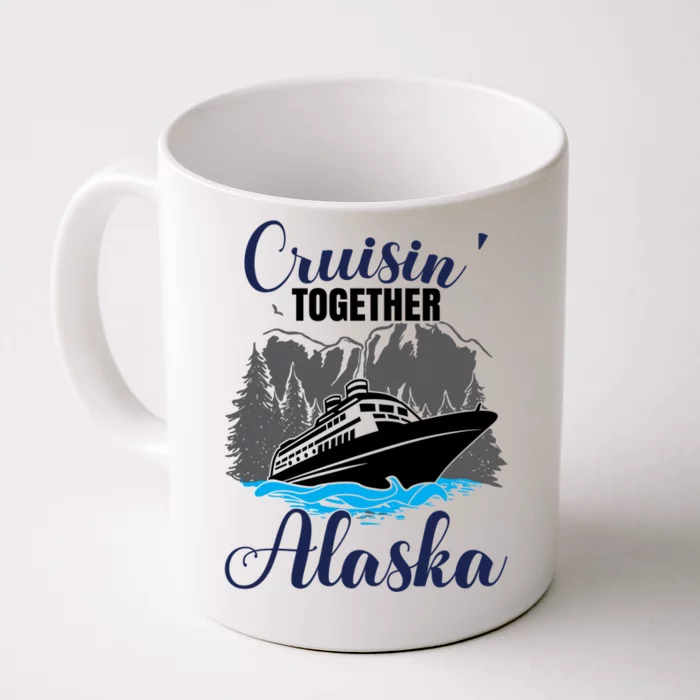 Funny Alaska Vacation Wildlife Cruisin' Together Alaska Gift Front & Back Coffee Mug