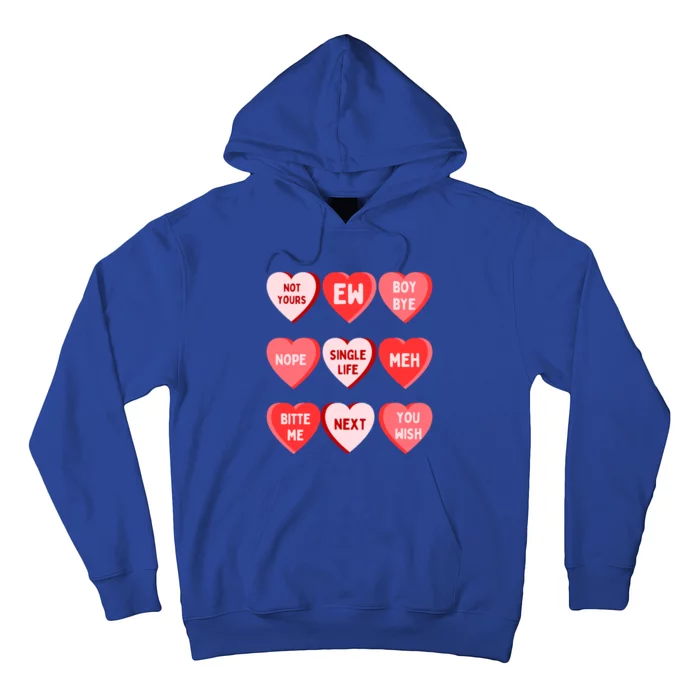 Funny Anti Valentines Day Single Af Gift For Galentines Day Gift Hoodie