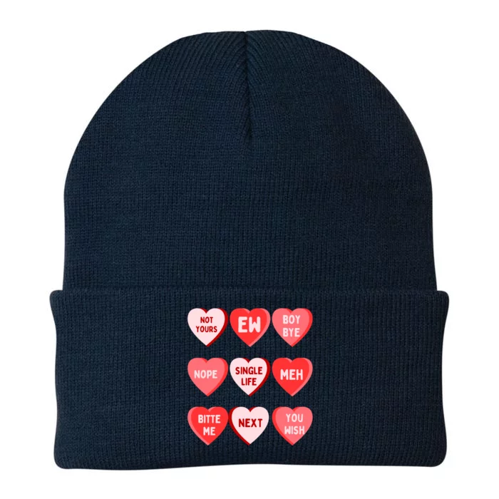 Funny Anti Valentines Day Single Af Gift For Galentines Day Cute Gift Knit Cap Winter Beanie