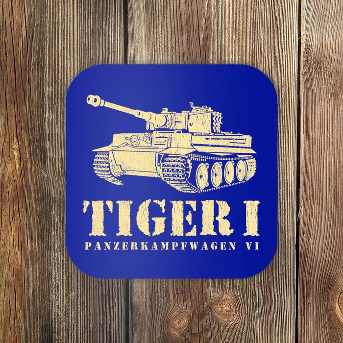 Funny Army Vintage Tiger Tank Pzkpfw Vi Wwii Gift Gift Coaster