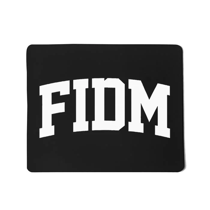 Fidm Arch Vintage Retro College Athletic Sport Mousepad