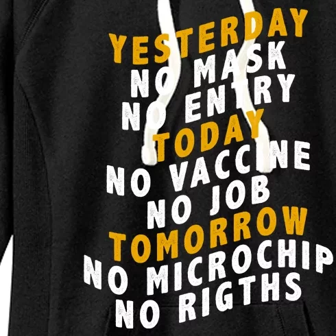 Funny Anti Vaccine Women's Fleece Hoodie